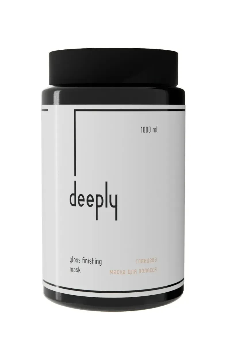 Глянцева маска для волосся deeply gloss finishing mask 1000 мл