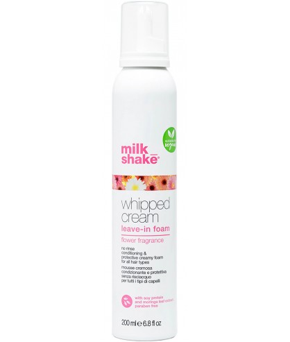 Milk_Shake Flower Fragrance Whipped Cream Leave-In Foam Незмивна зволожуюча крем-пінка для фарбованого волосся 200 мл