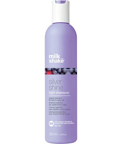 Milk Shake Silver shine light shampoo Шампунь для світлого волосся, 300 мл
