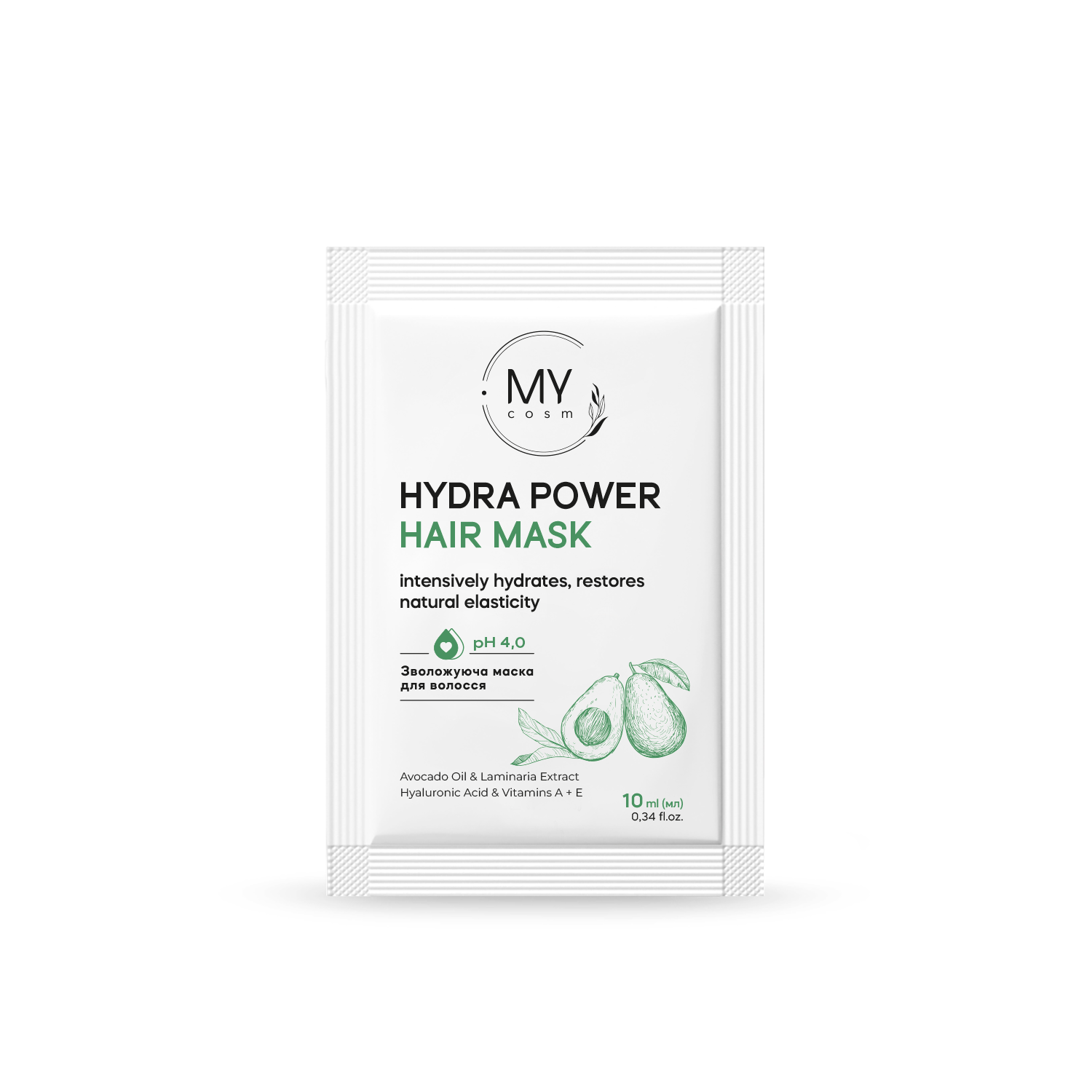 Зволожуюча маска для волосся Hydra Power MY Cosm, 10 мл